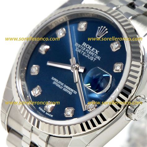 datejust rolex donna prezzo|rolex datejust blu.